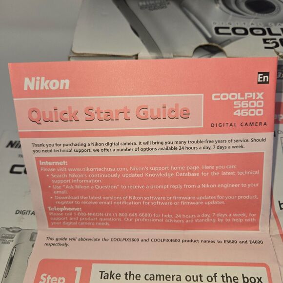 Nikon Coolpix 5600 5.1MP Digital Camera 3x Optic E5600 Original Box Manual Case - Picture 8 of 16